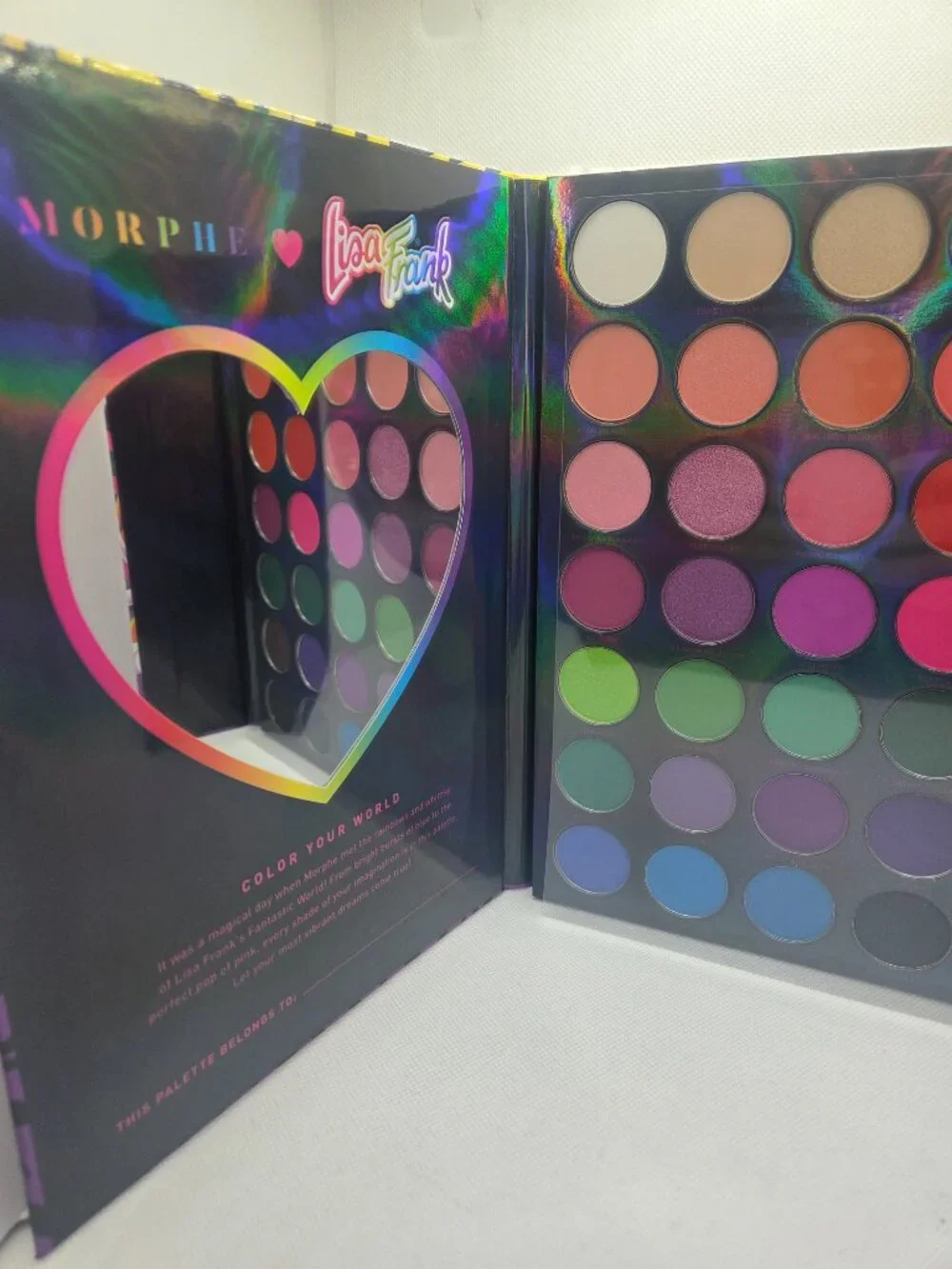 Morphe x Lisa Frank 35B Eyeshadow Palette – NEW